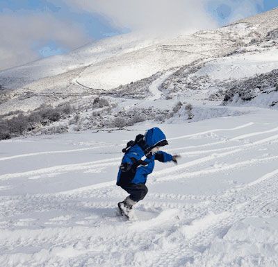 Deporte de aventura con niños