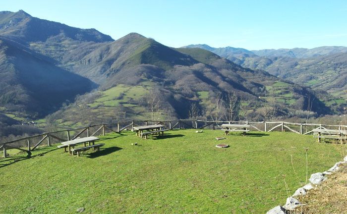 Area recreativa cerca de Teverga, Asturias
