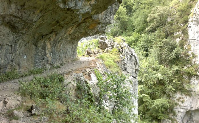 Ruta de senderismo del desfiladero de las Xanas, Asturias