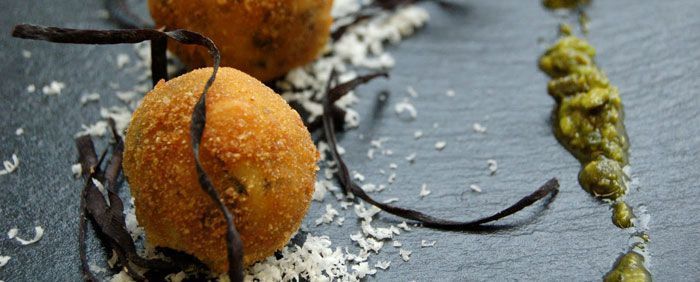 Croquetas de queso cabrales asturianas