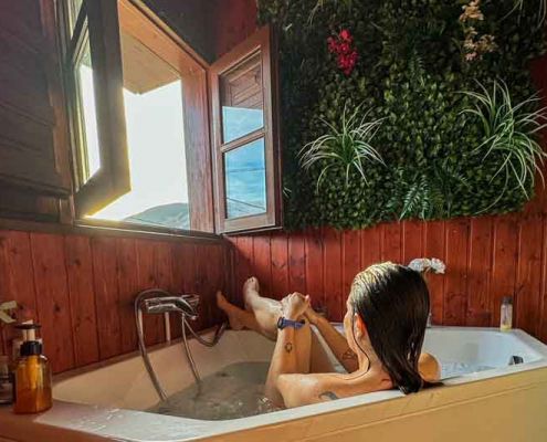 escapada romántica jacuzzi privado