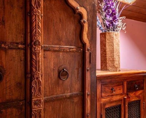 casa rural asturias con perro y cocina