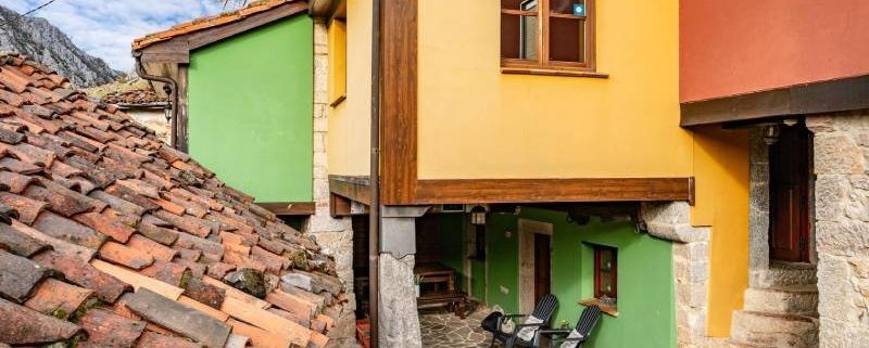 casa rural asturias con perro y barbacoa