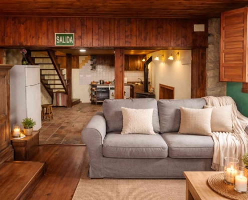 Cabaña rural en Teverga para 4 personas en Asturias, alojamiento con encanto en la naturaleza