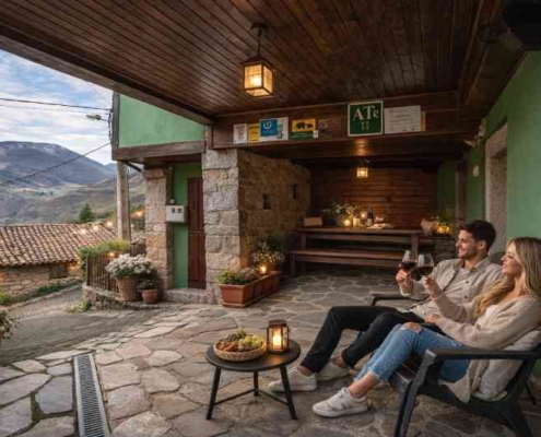 Casa rural cerca de la Senda del Oso Teverga en Asturias, alojamiento con encanto en la naturaleza con vistas