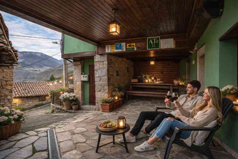 Casa rural cerca de la Senda del Oso Teverga en Asturias, alojamiento con encanto en la naturaleza con vistas