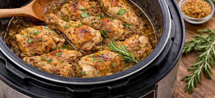 Pollo guisado en olla GM G Deluxe: fácil, sabroso y con pocos ingredientes